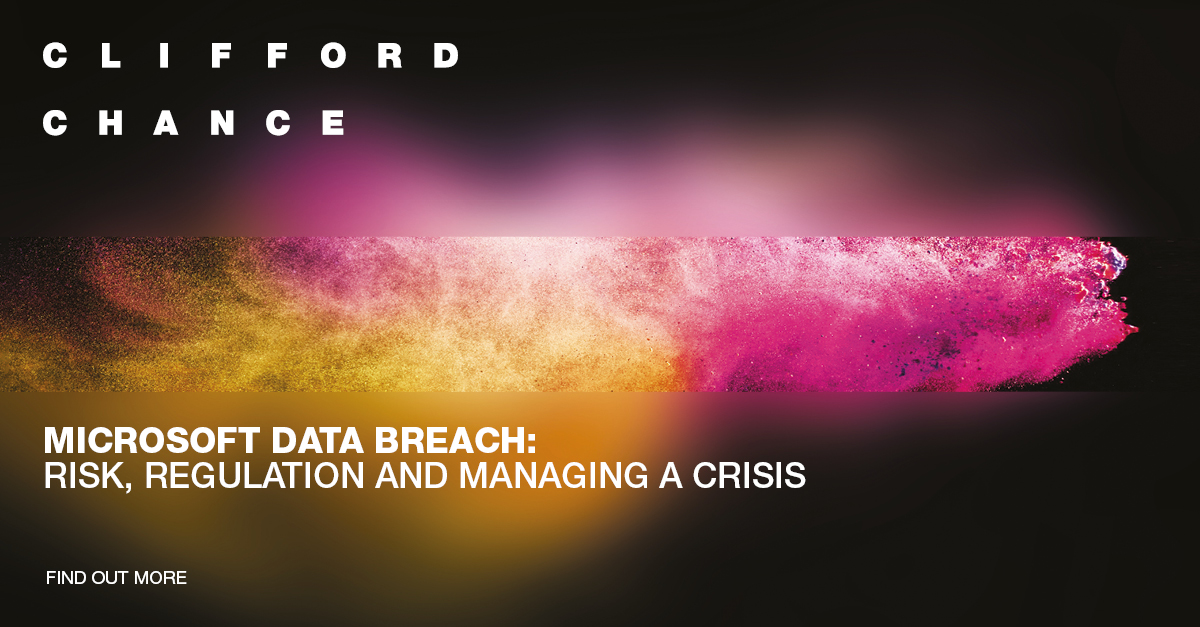 Microsoft Data Breach Risk, Regulation and Managing a Crisis